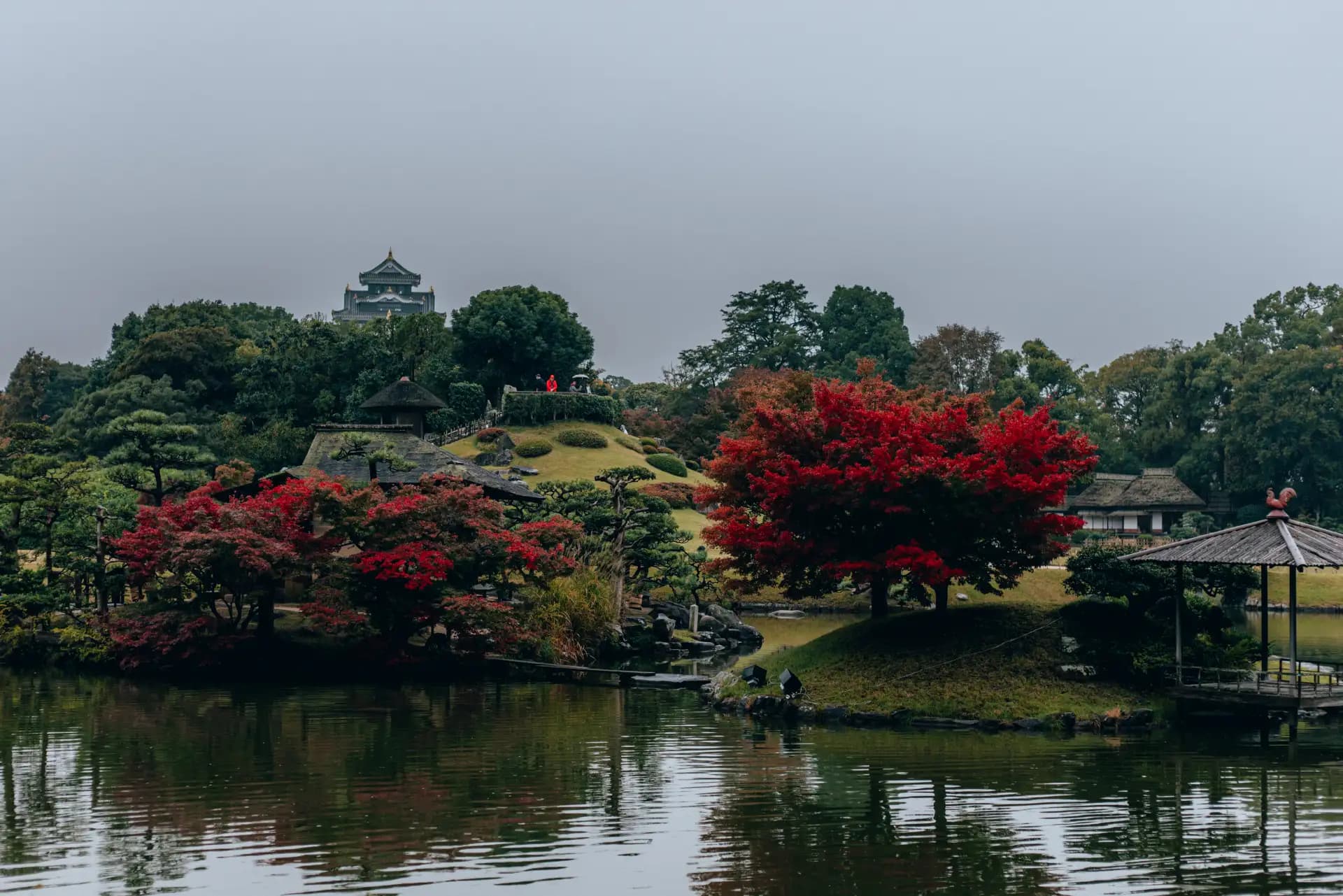 Okayama Korakuen, een van de drie beroemdste tuinen van Japan