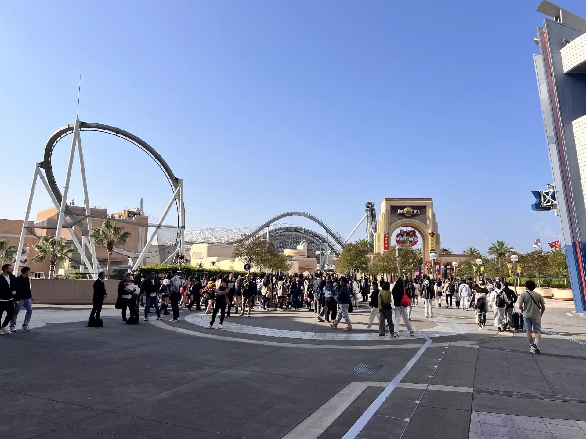 Ingang van Universal Studios Japan in Osaka